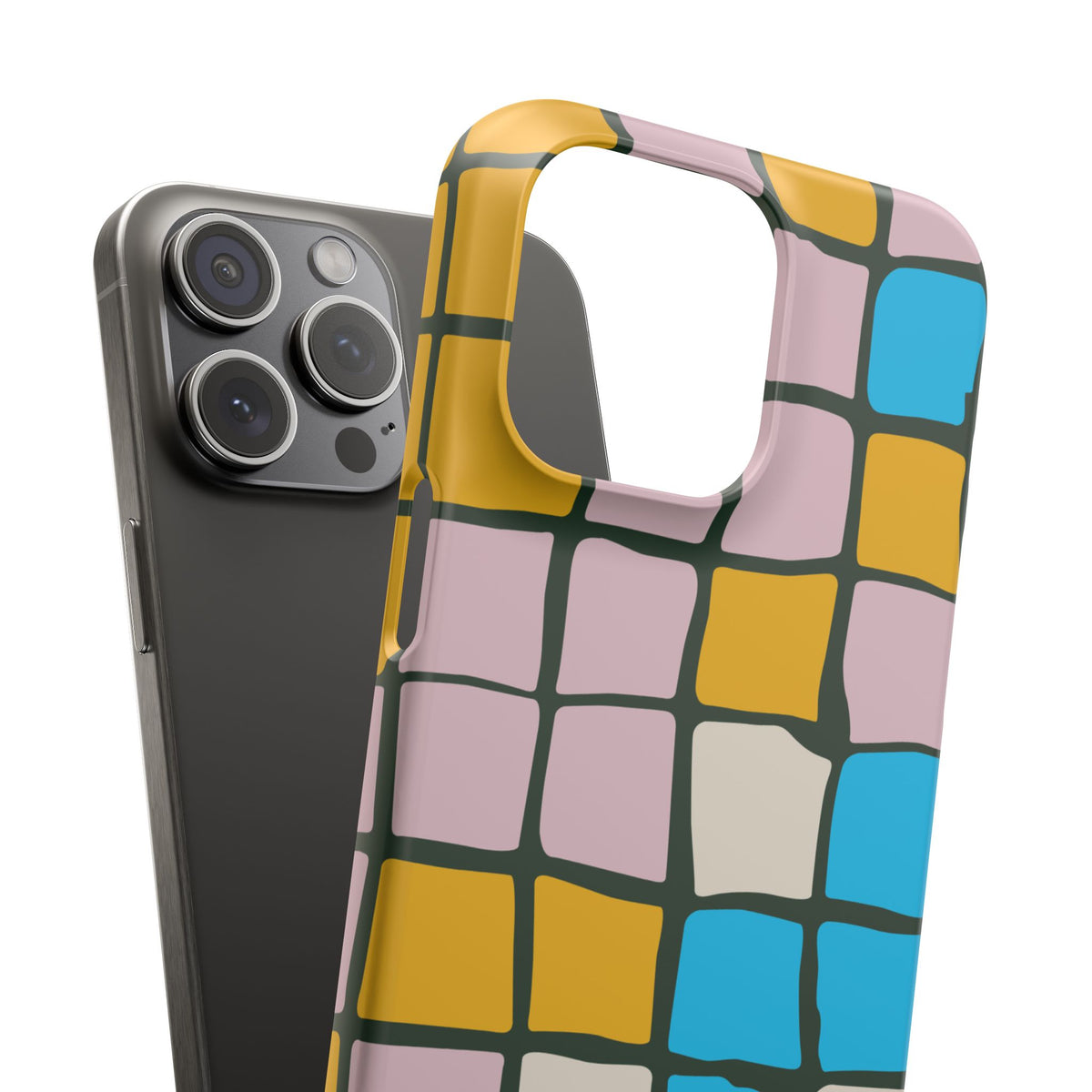 Color Grid Snap Phone Case