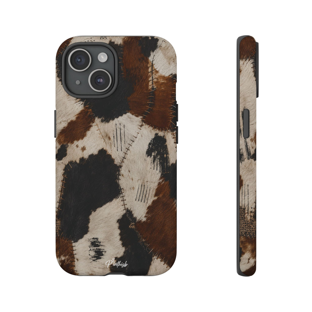 Brown & Black Animal Print Tough Case