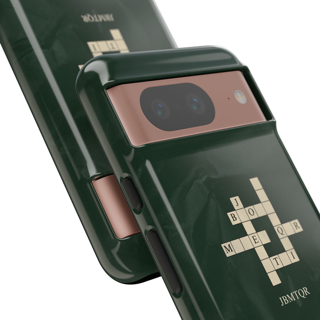 "JBMTQR crossword" Tough Phone Case
