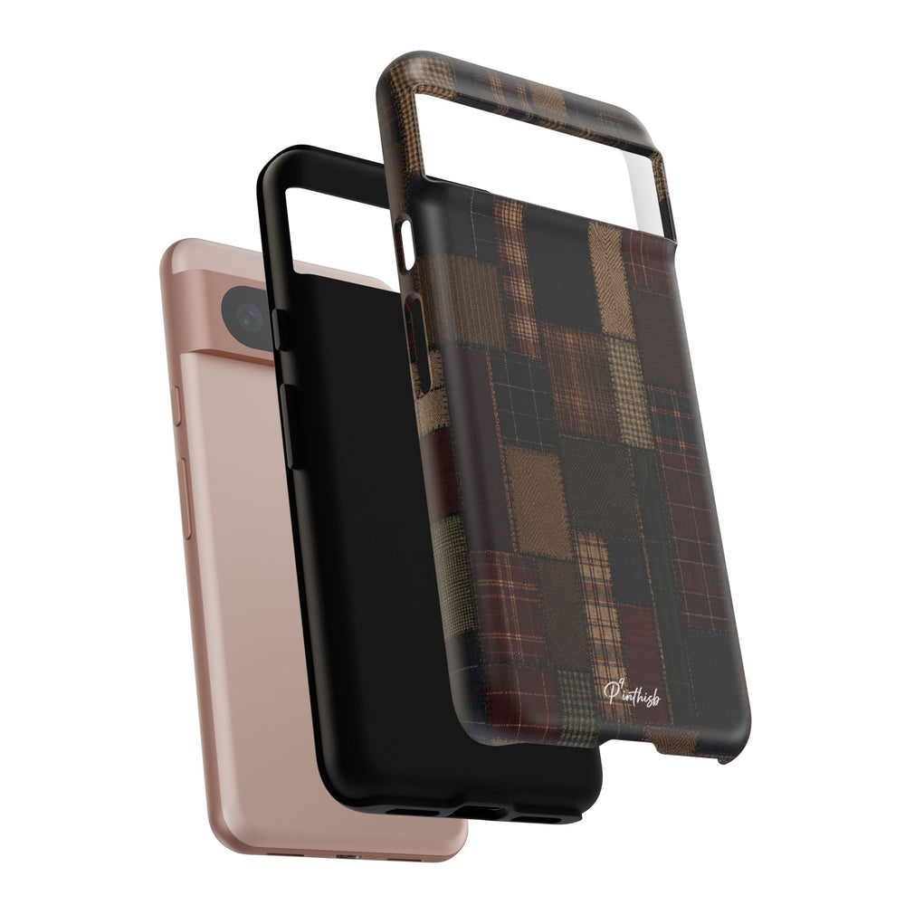Plaid Patchwork Tough Phone Case