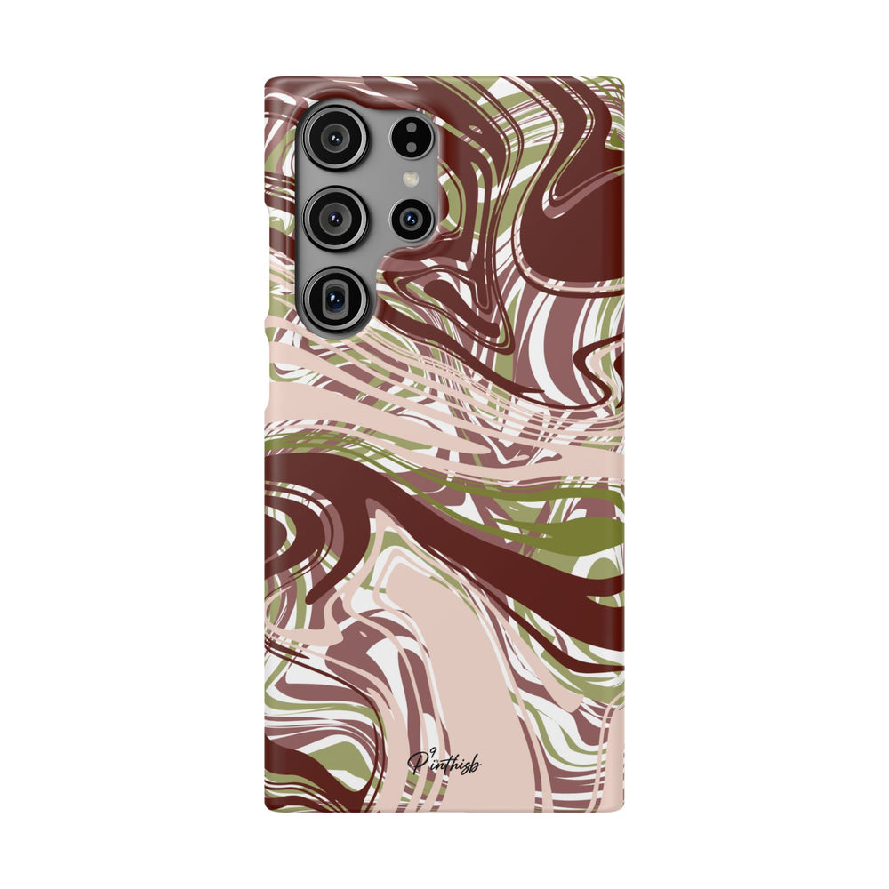 Abstract Marbled Snap Phone Case