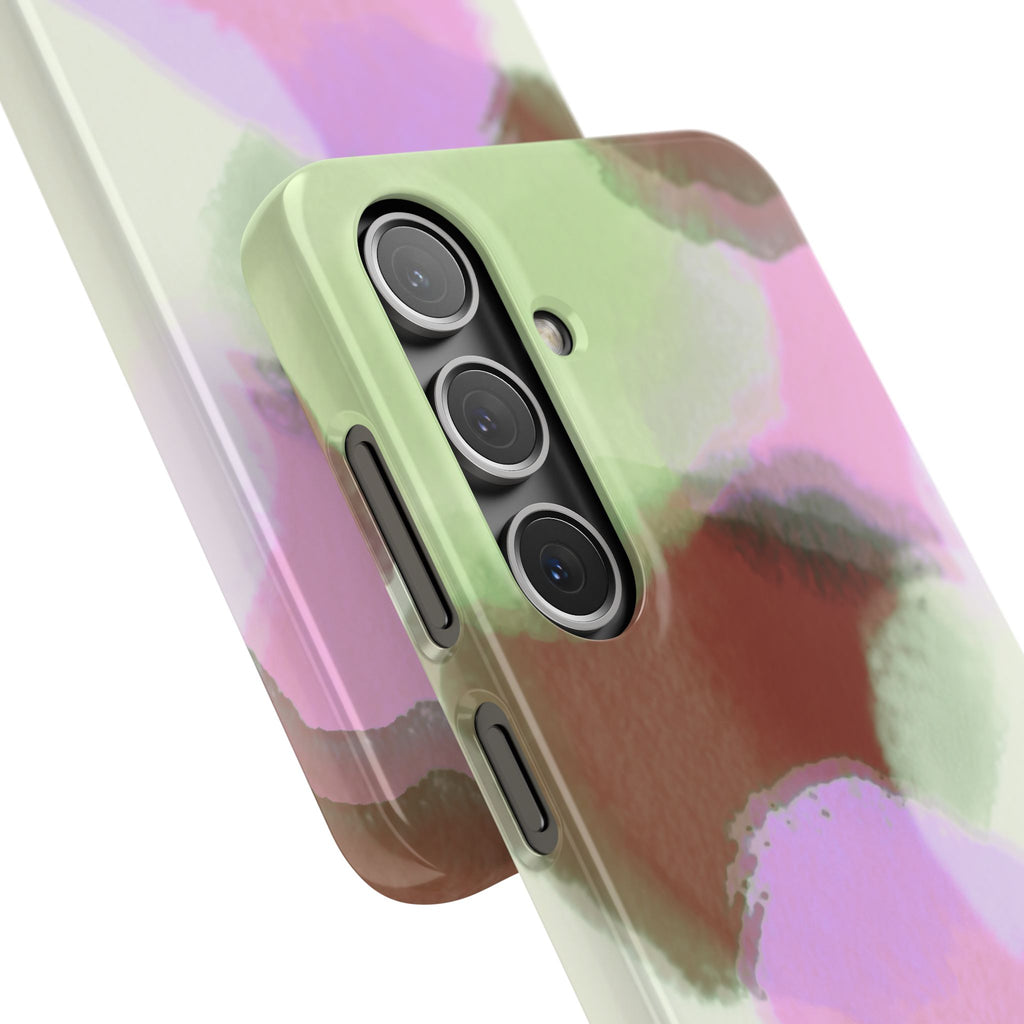Abstract Pastel Camouflage Snap Phone Case