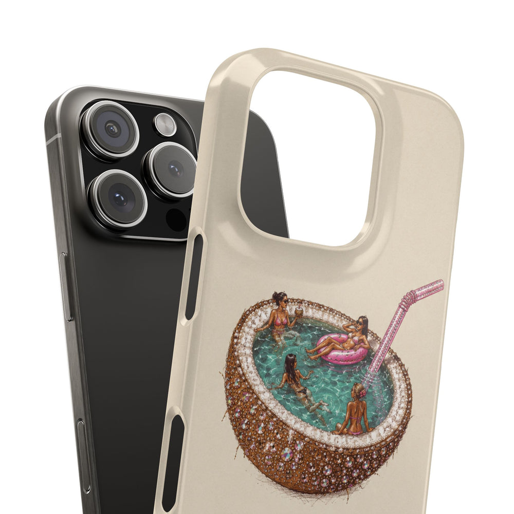 Coconut Pool Snap Phone Case