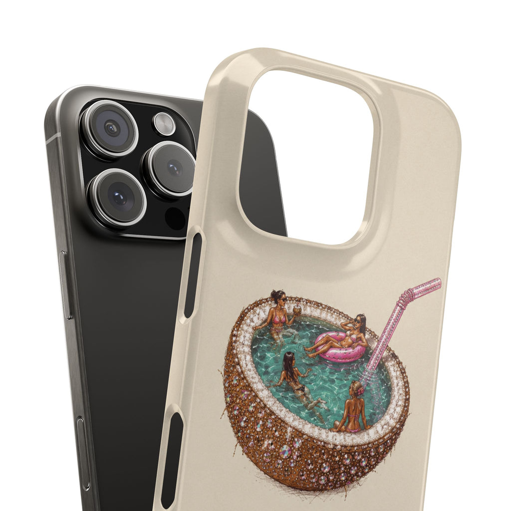 Coconut Pool Snap Phone Case