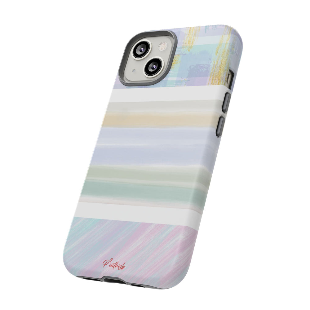 Pastel Stripe Tough Phone Case