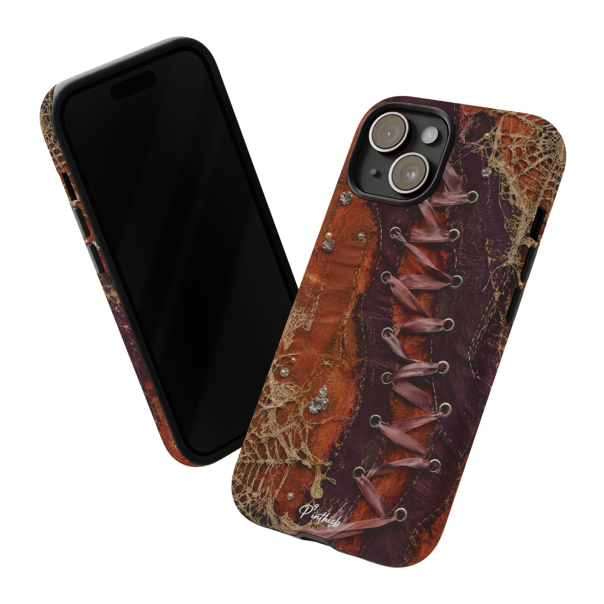 Vintage Leather Lace Tough Case