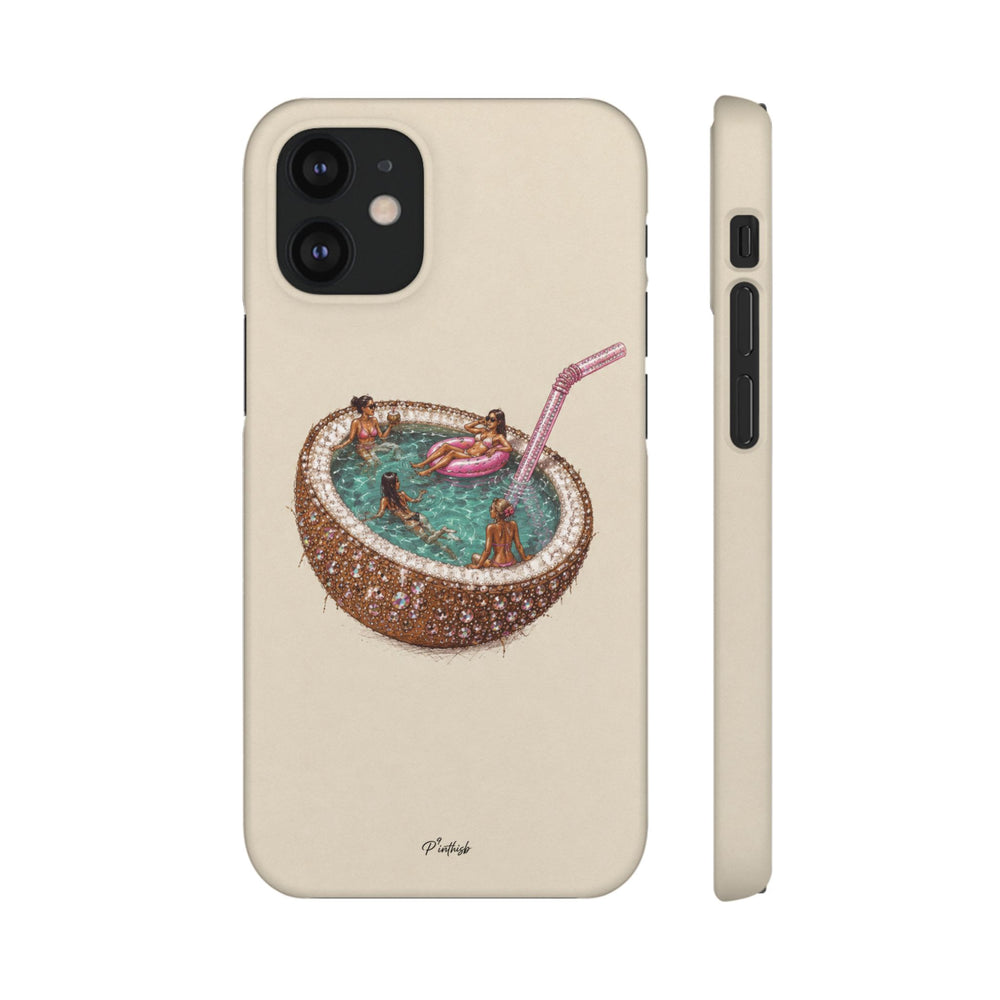 Coconut Pool Snap Phone Case