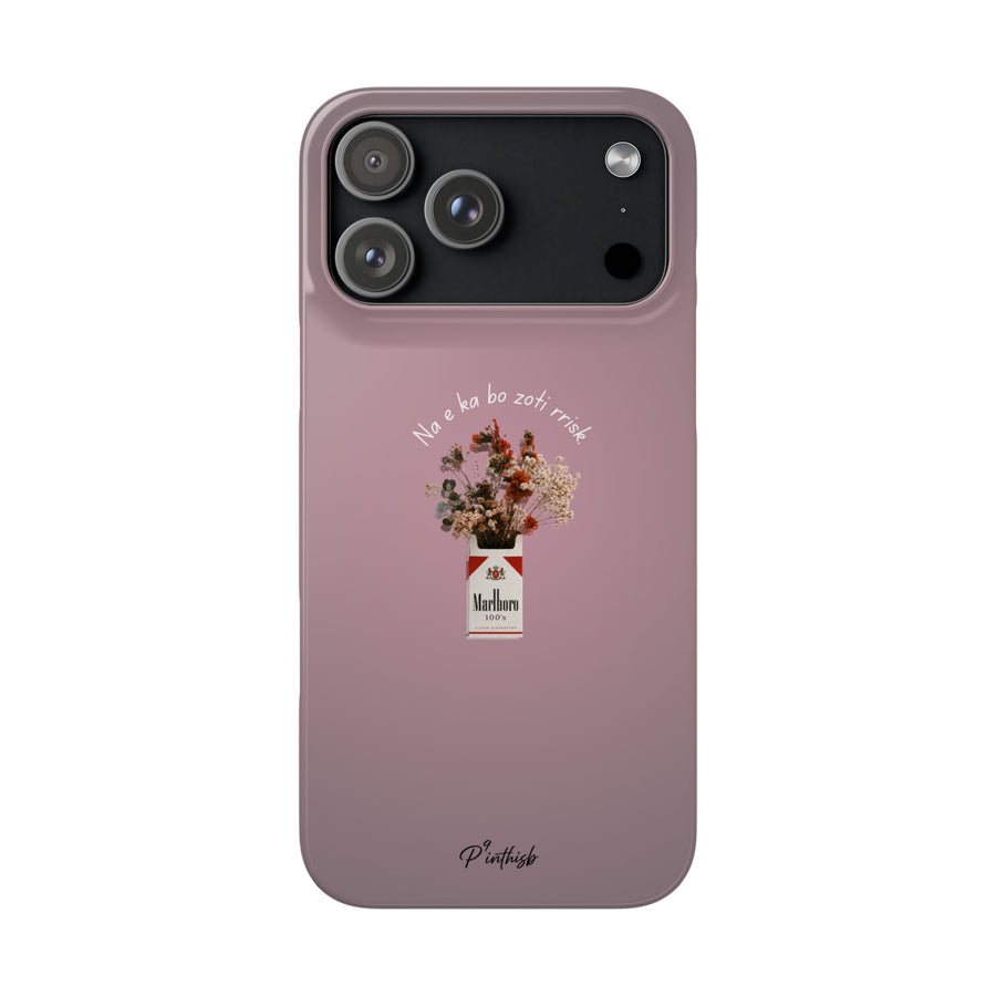 "Na e ka bo zoti rrisk." Snap Phone Case