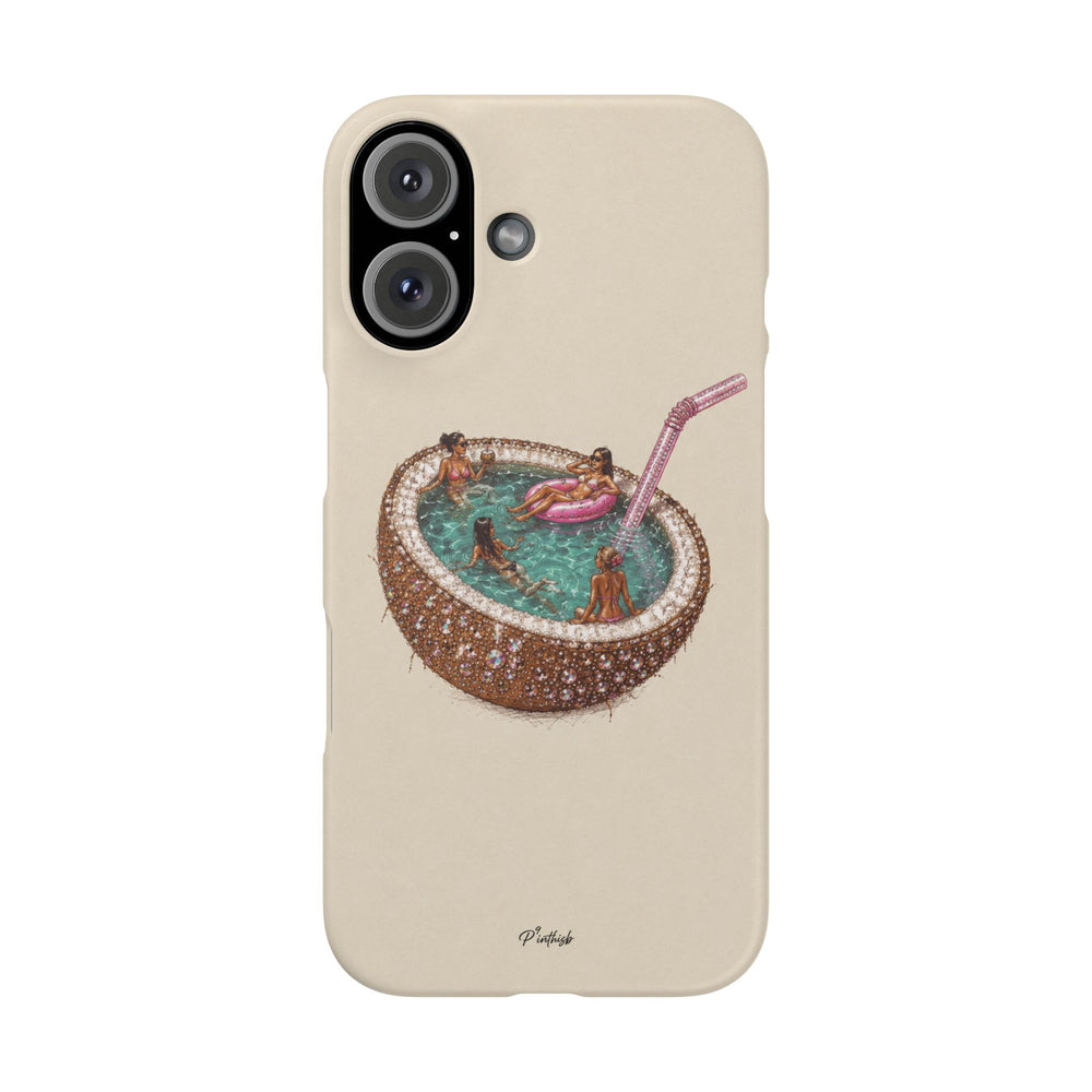 Coconut Pool Snap Phone Case