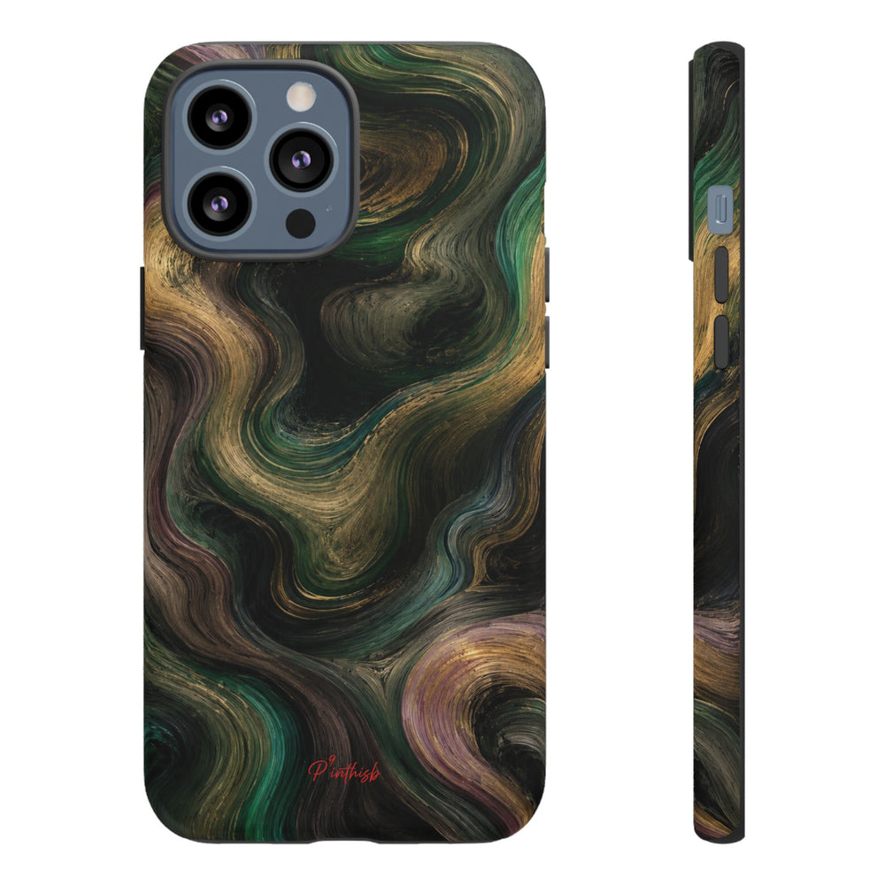 Marbled Forest Tough Phone Case