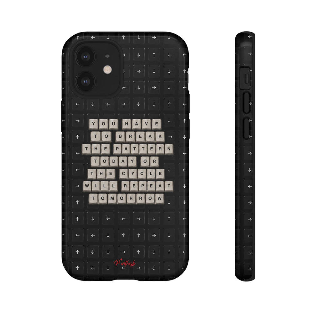 "Break the pattern" Keyboard Tough Case