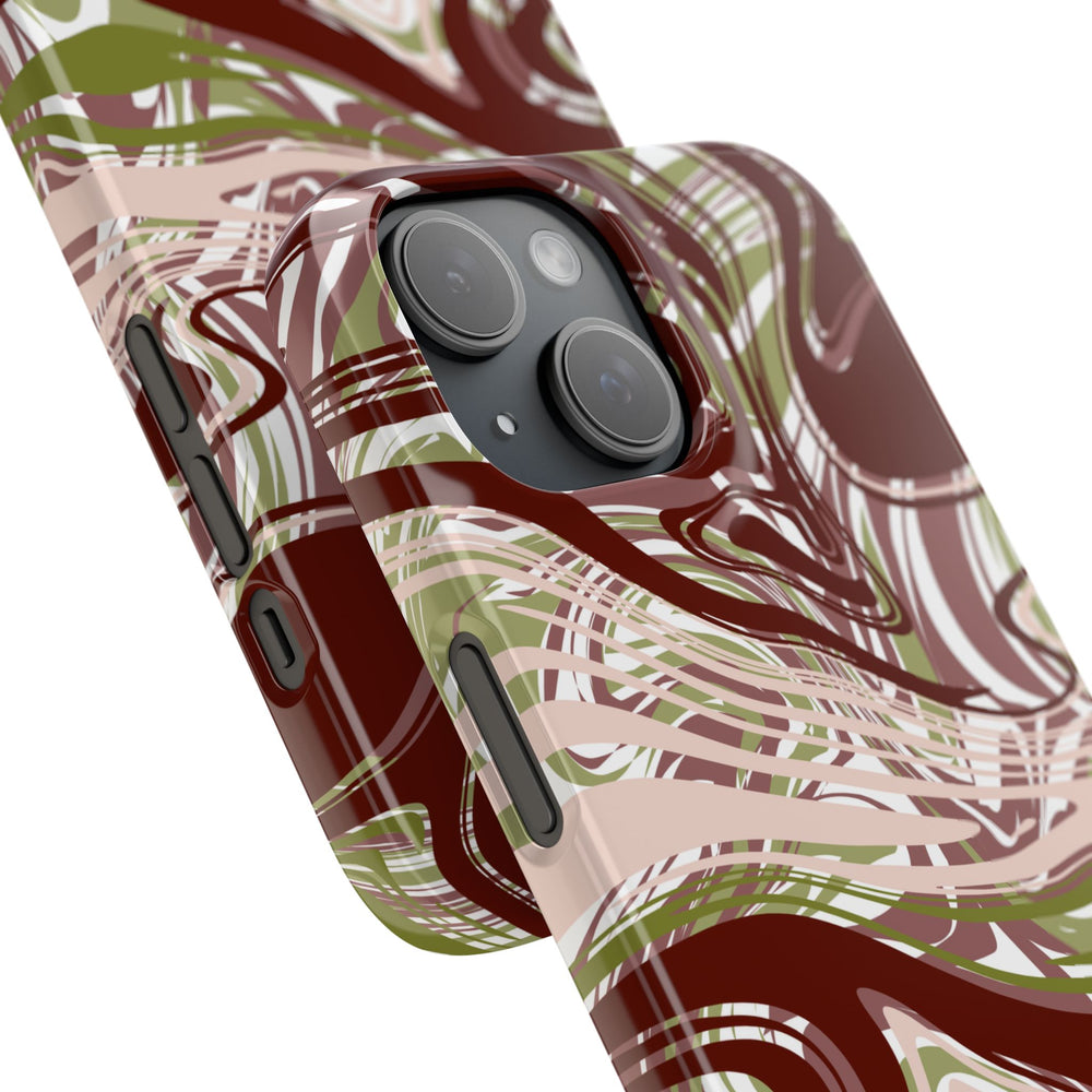 Abstract Marbled Snap Phone Case