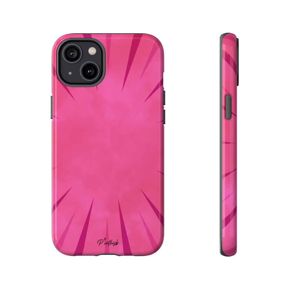 Pink Burst Tough Phone Case