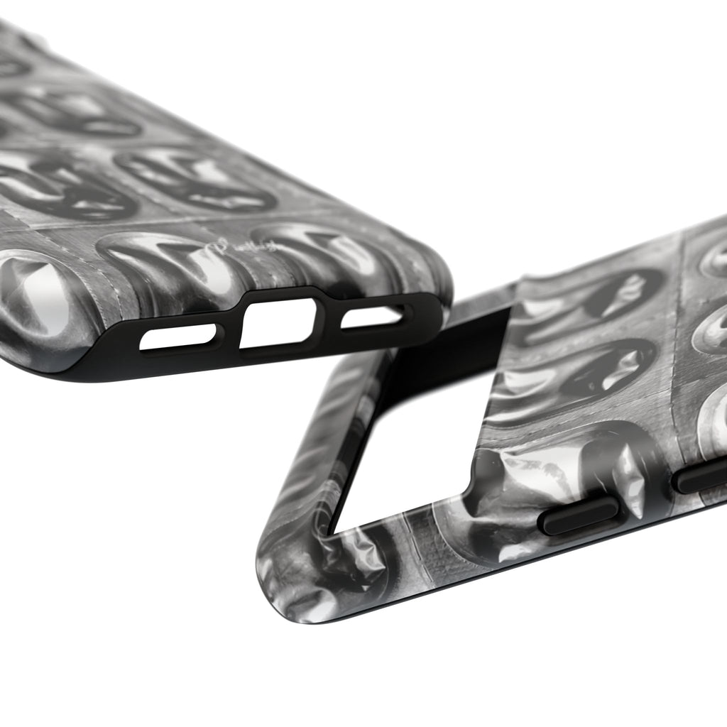 Metallic Mask Grid Tough Case