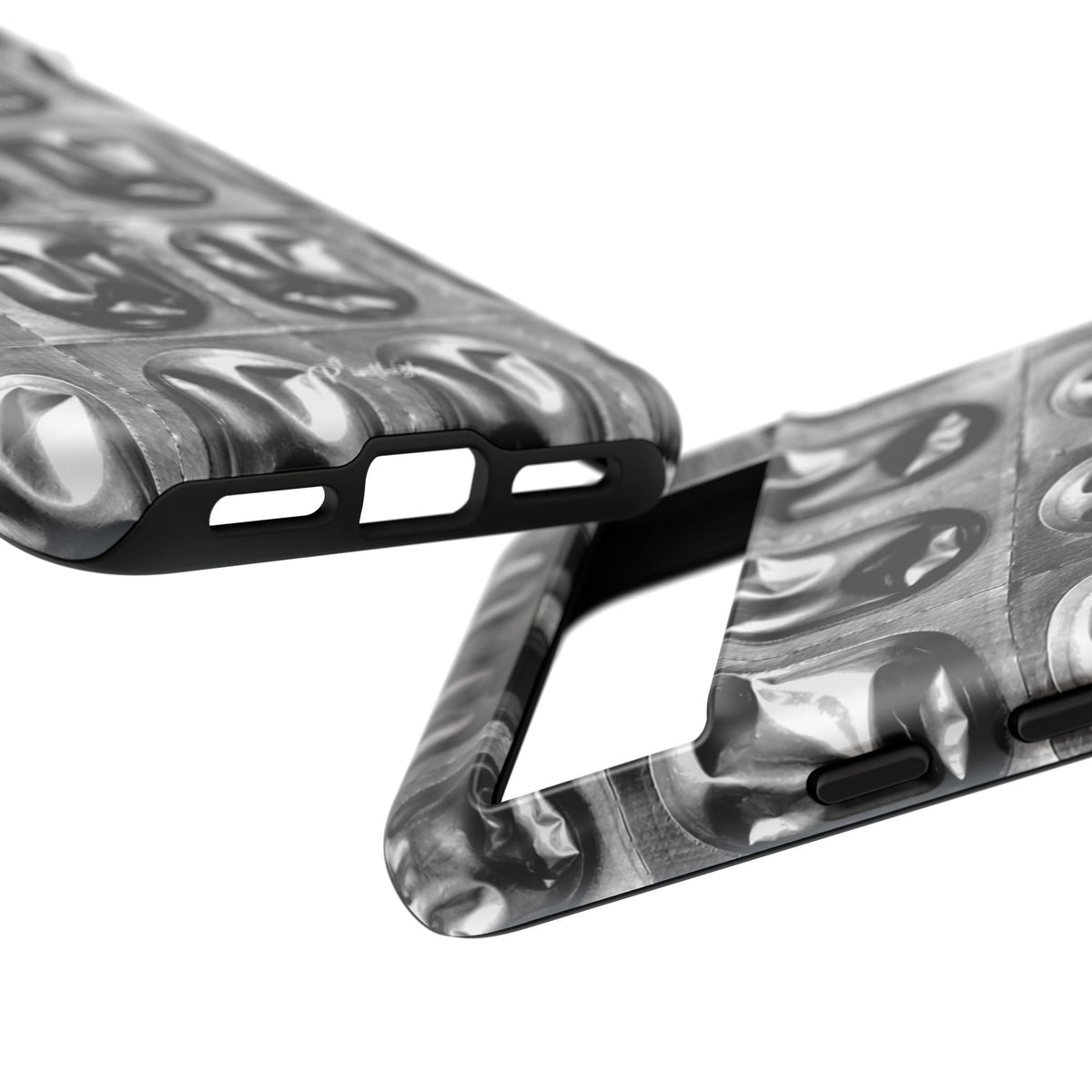 Metallic Mask Grid Tough Case