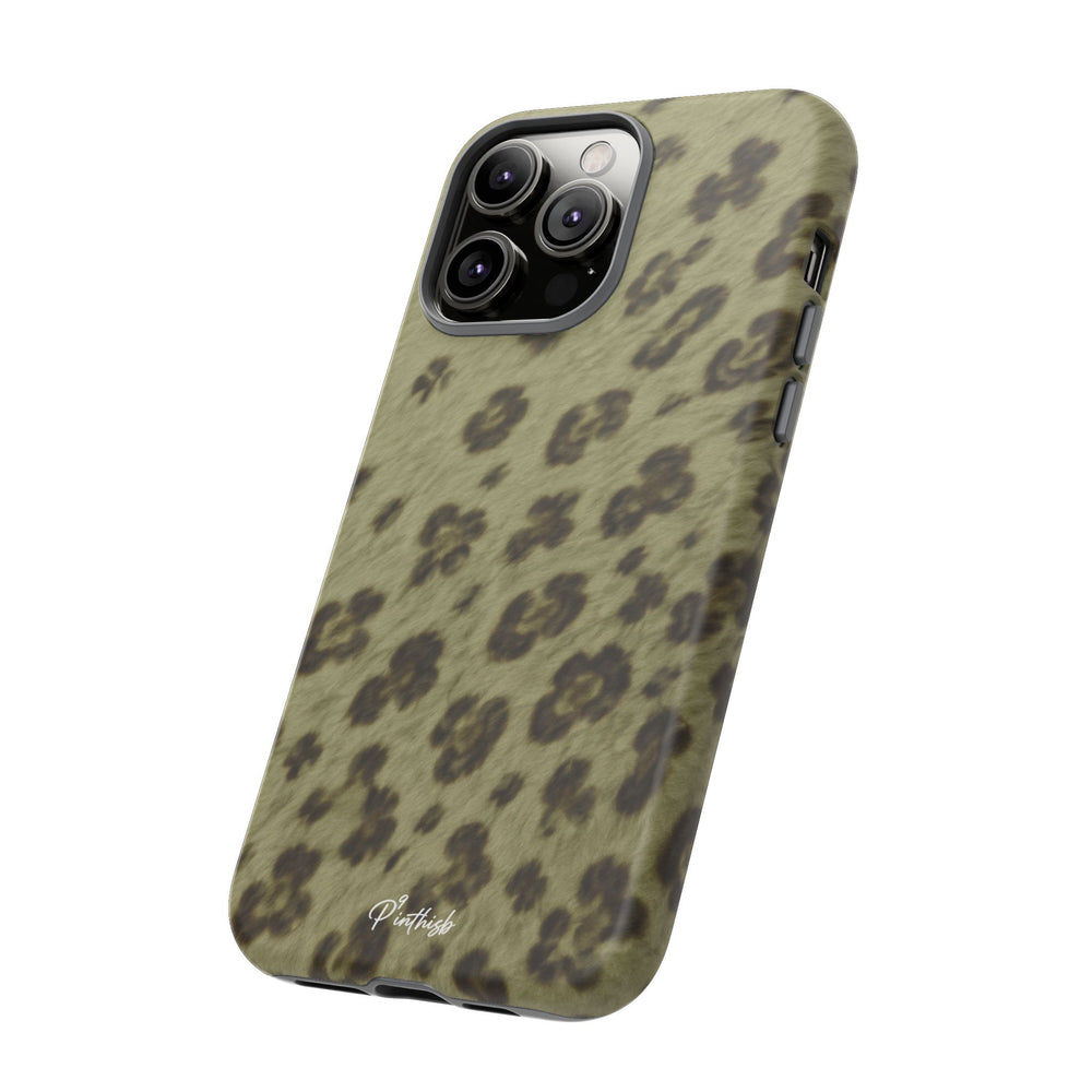 Olive Leopard Print Tough Case