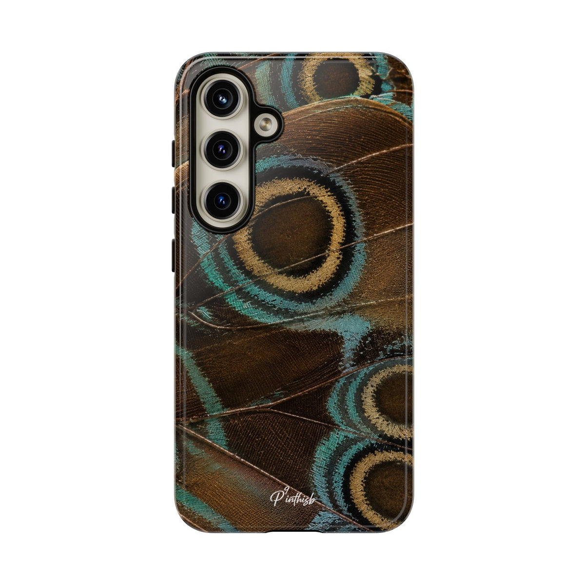 Peacock Feather Pattern Tough Case