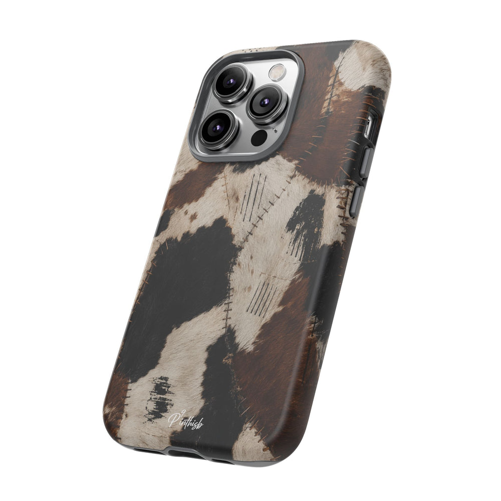 Brown & Black Animal Print Tough Case