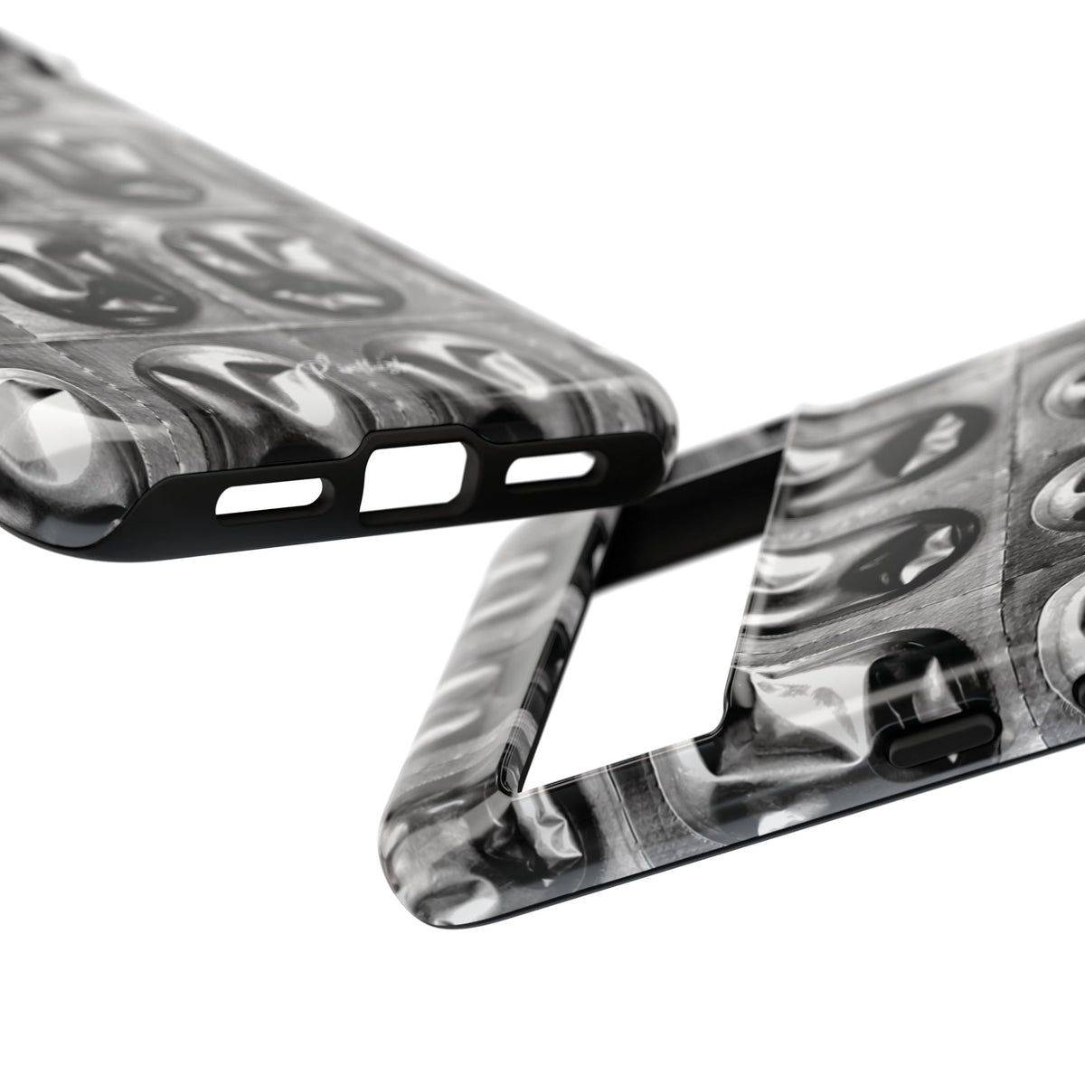 Metallic Mask Grid Tough Case