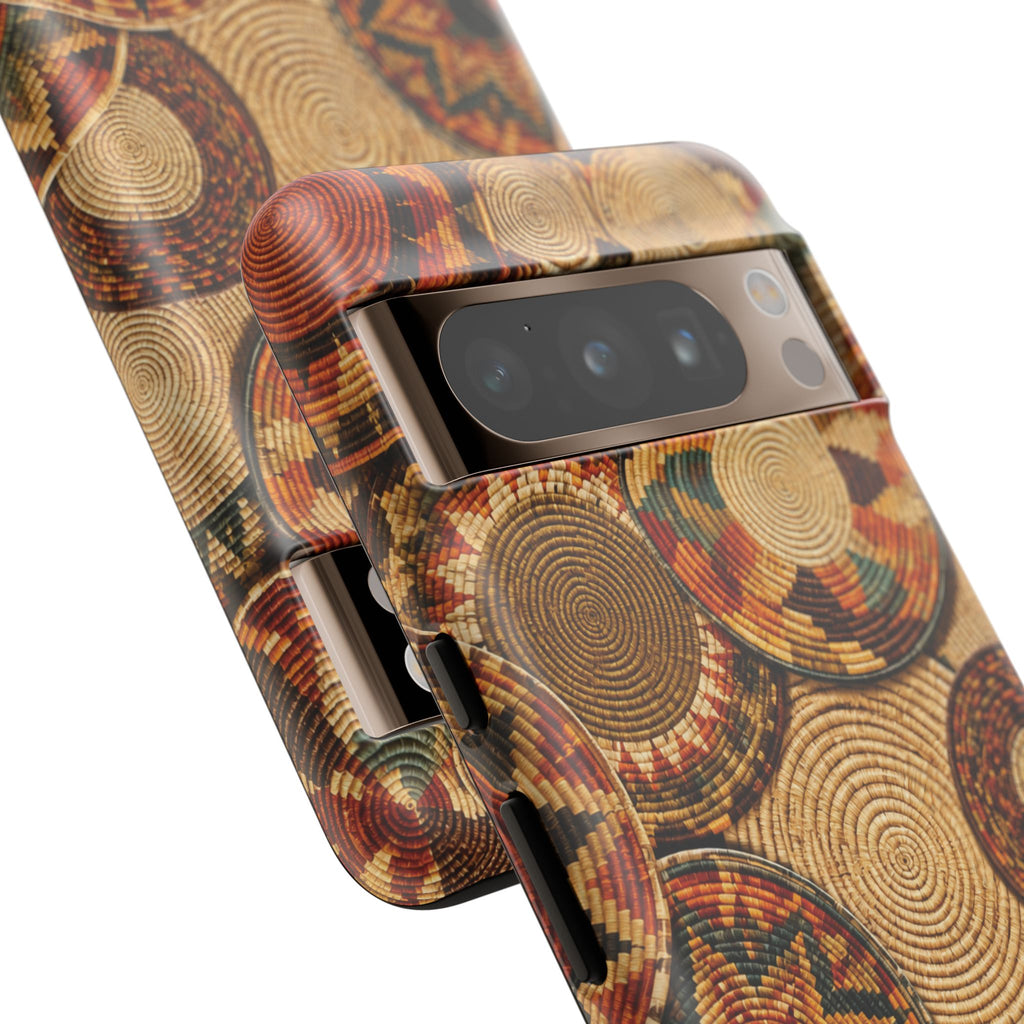 Bohemian Woven Basket Pattern Tough Case