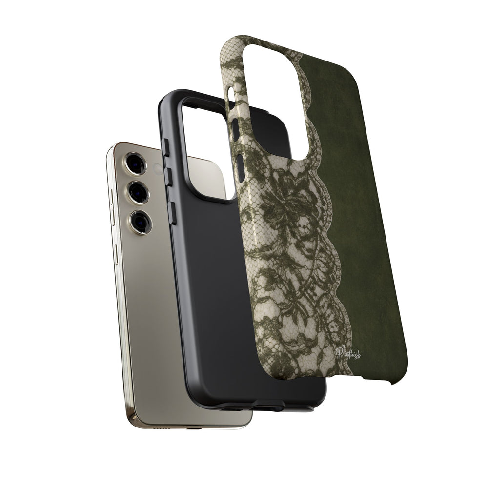 Olive Lace Tough Case