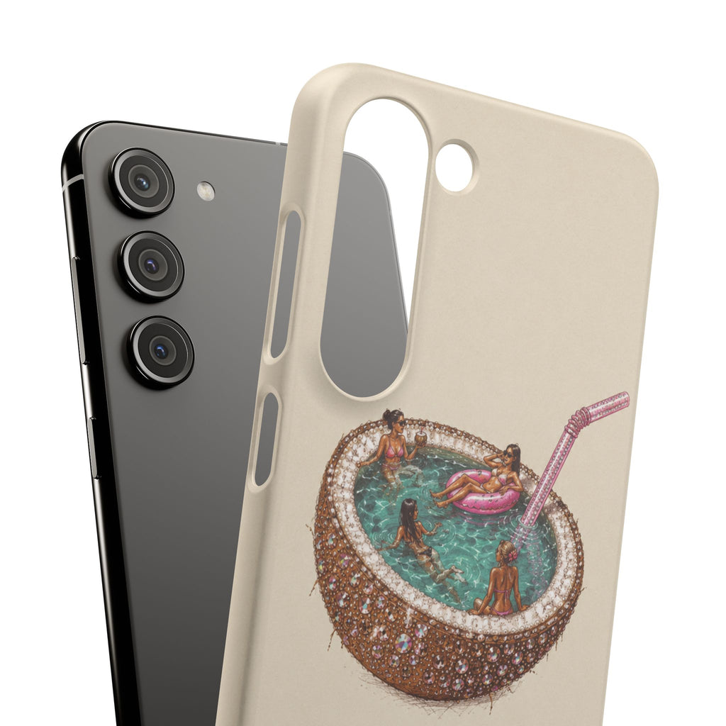 Coconut Pool Snap Phone Case