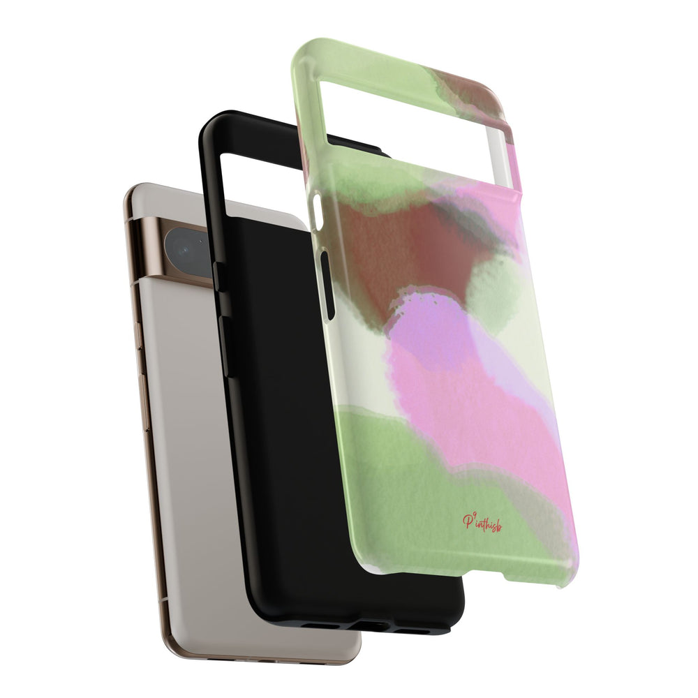 Abstract Pastel Camouflage Tough Phone Case