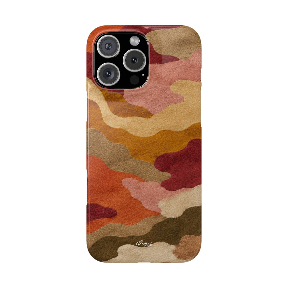 Watercolour Camo Snap Case