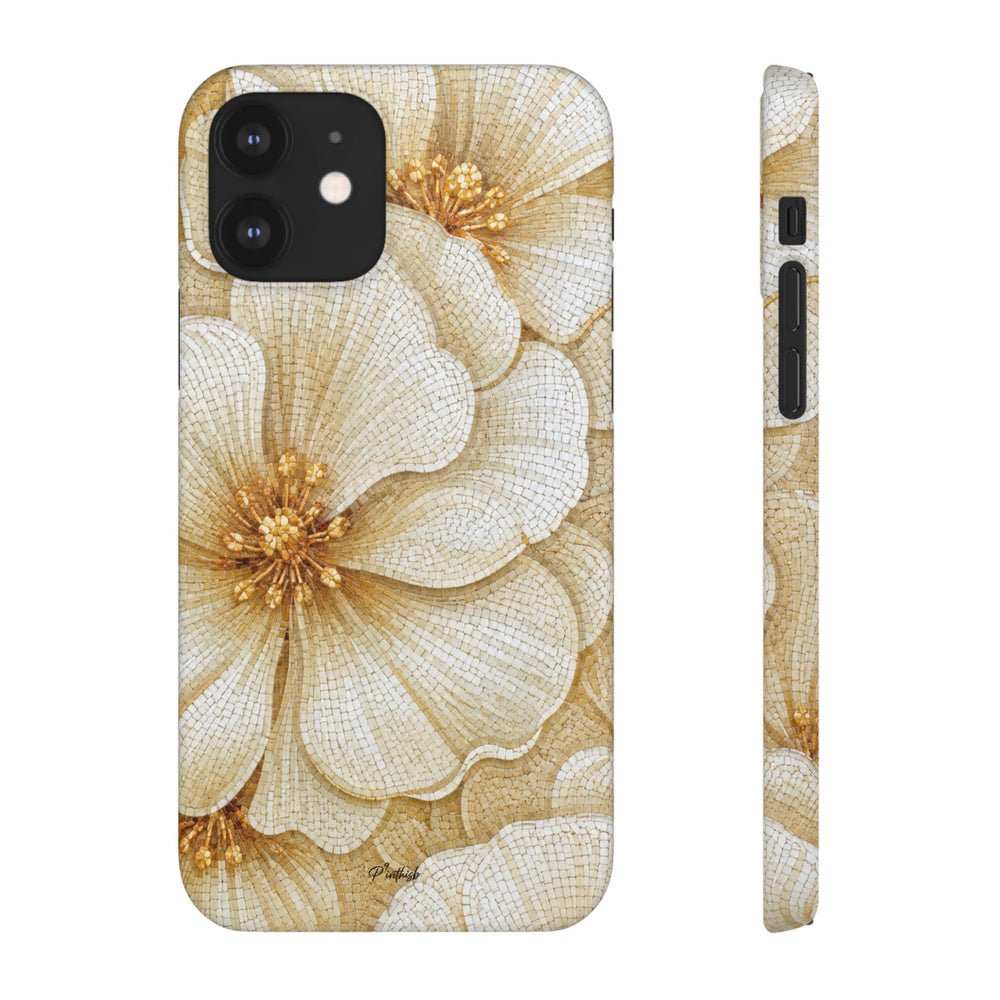 Floral Gold Bloom Snap Case