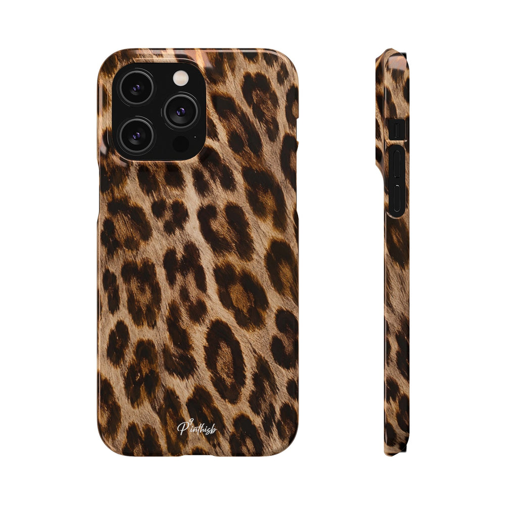 Leopard Print Snap Phone Case