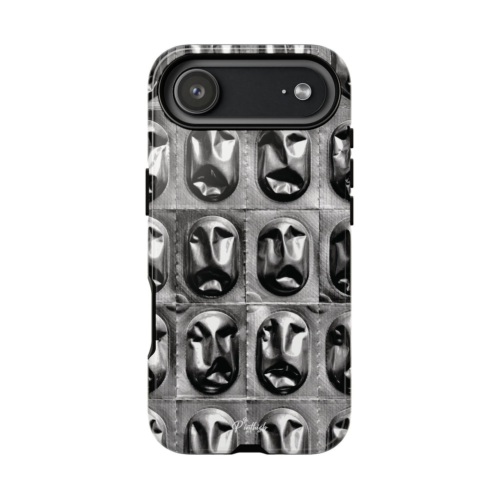 Metallic Mask Grid Tough Case