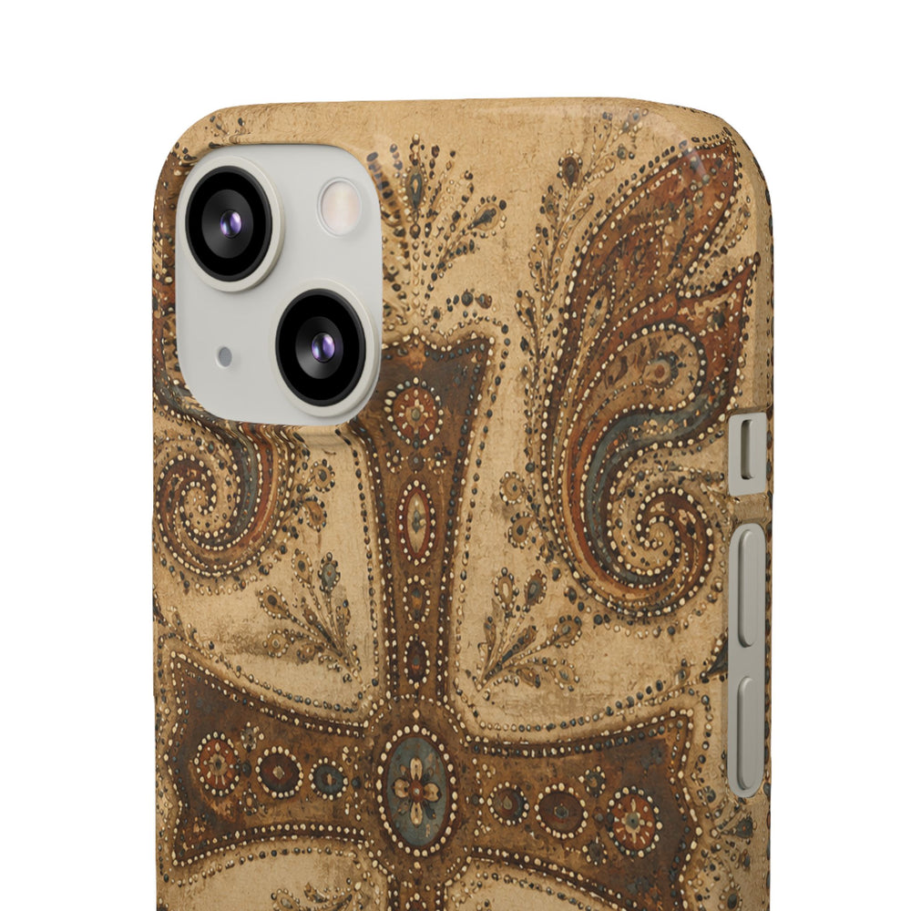 Cross Paisley Snap Case