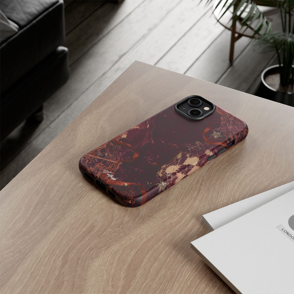 Dark Maroon Vintage Tough Case
