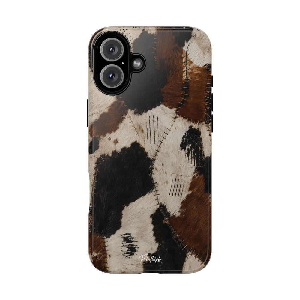 Brown & Black Animal Print Tough Case