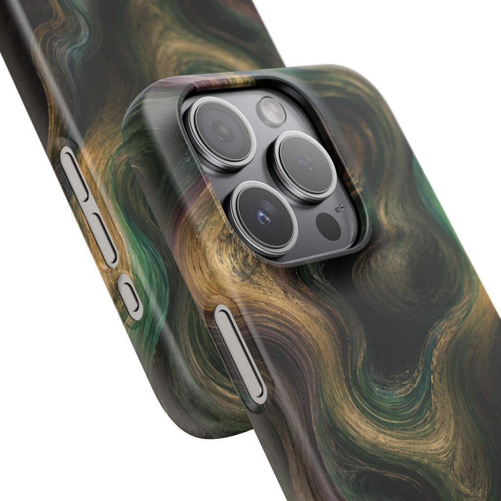 Marbled Forest Snap Phone Case