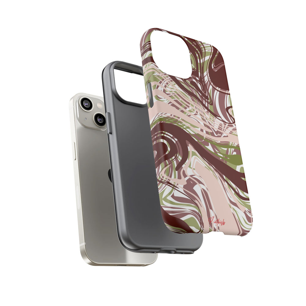 Abstract Marbled Tough Phone Case