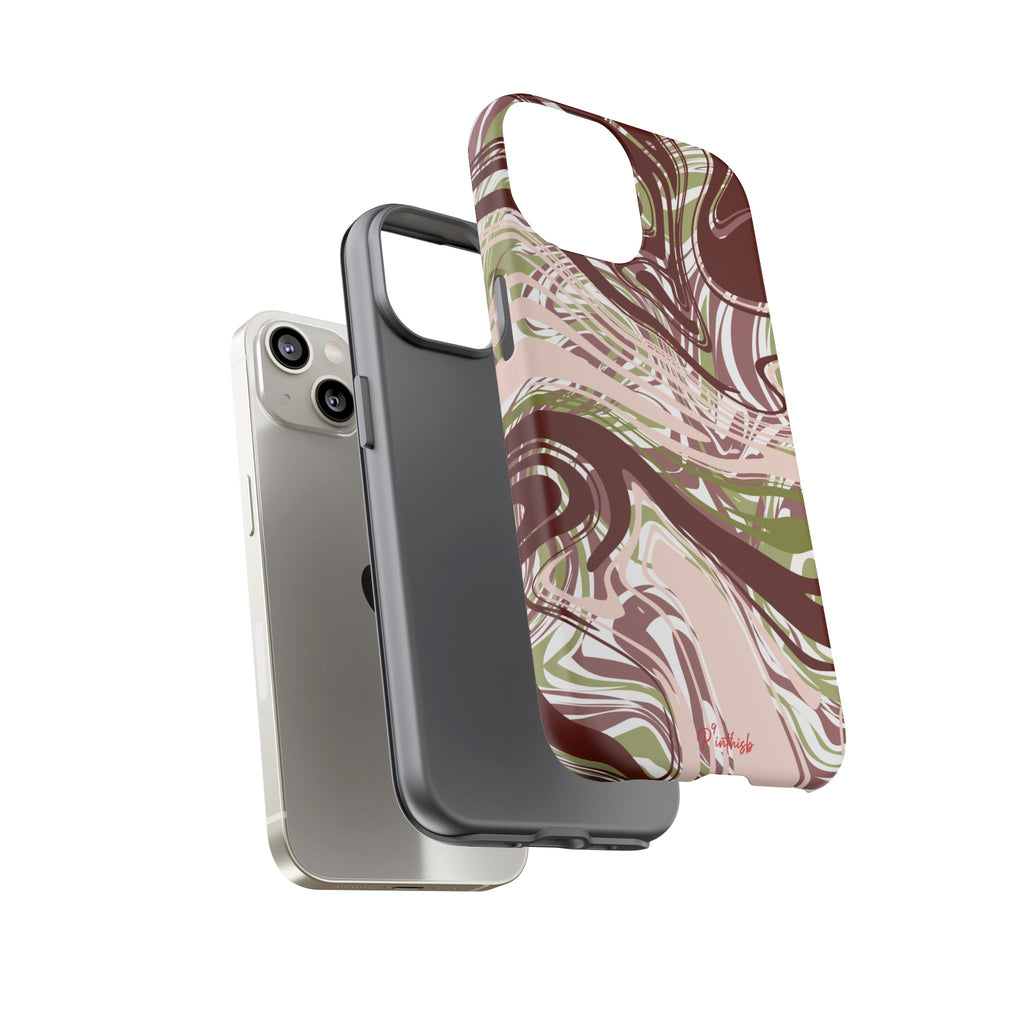 Abstract Marbled Tough Phone Case