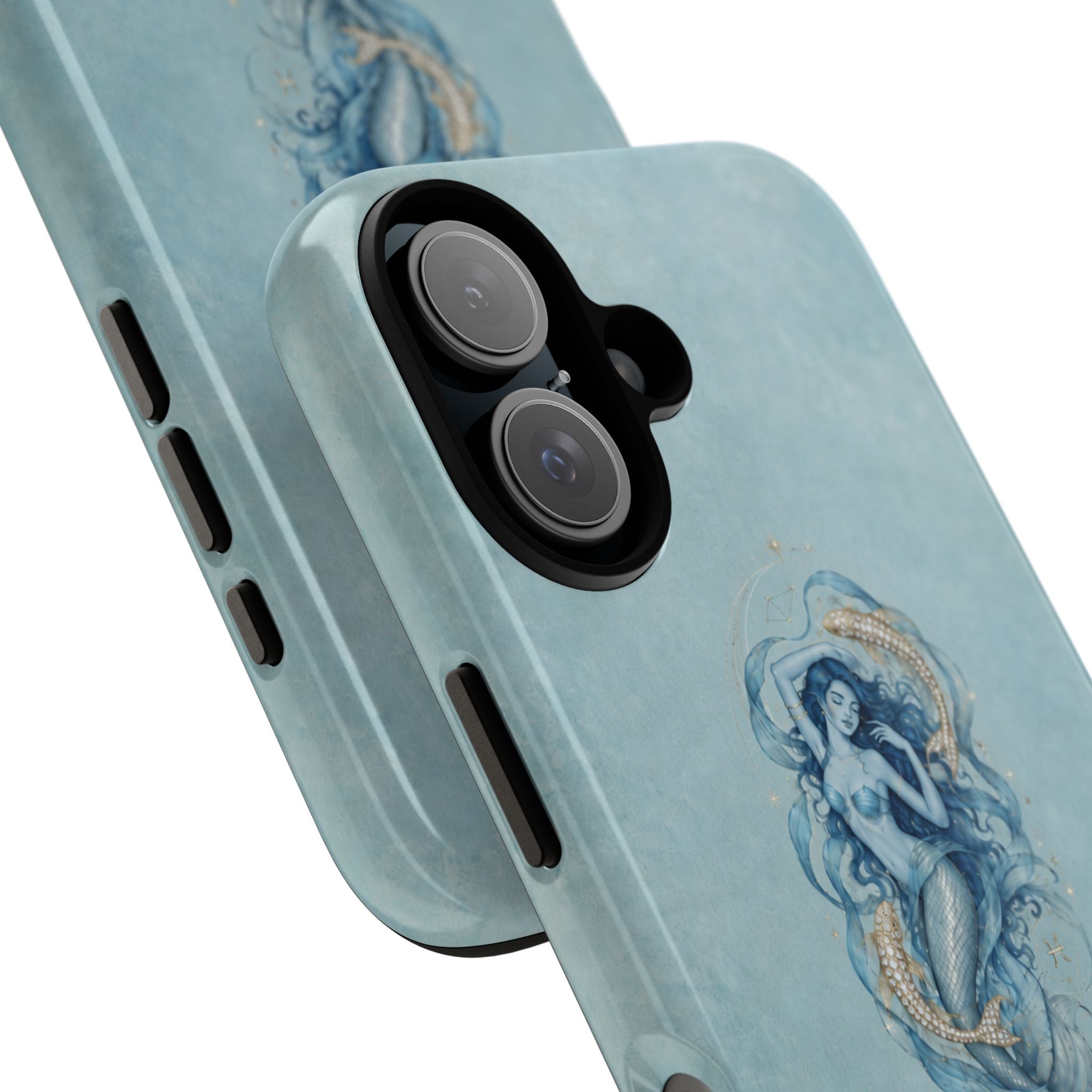 Pisces Zodiac Glitter Phone Case