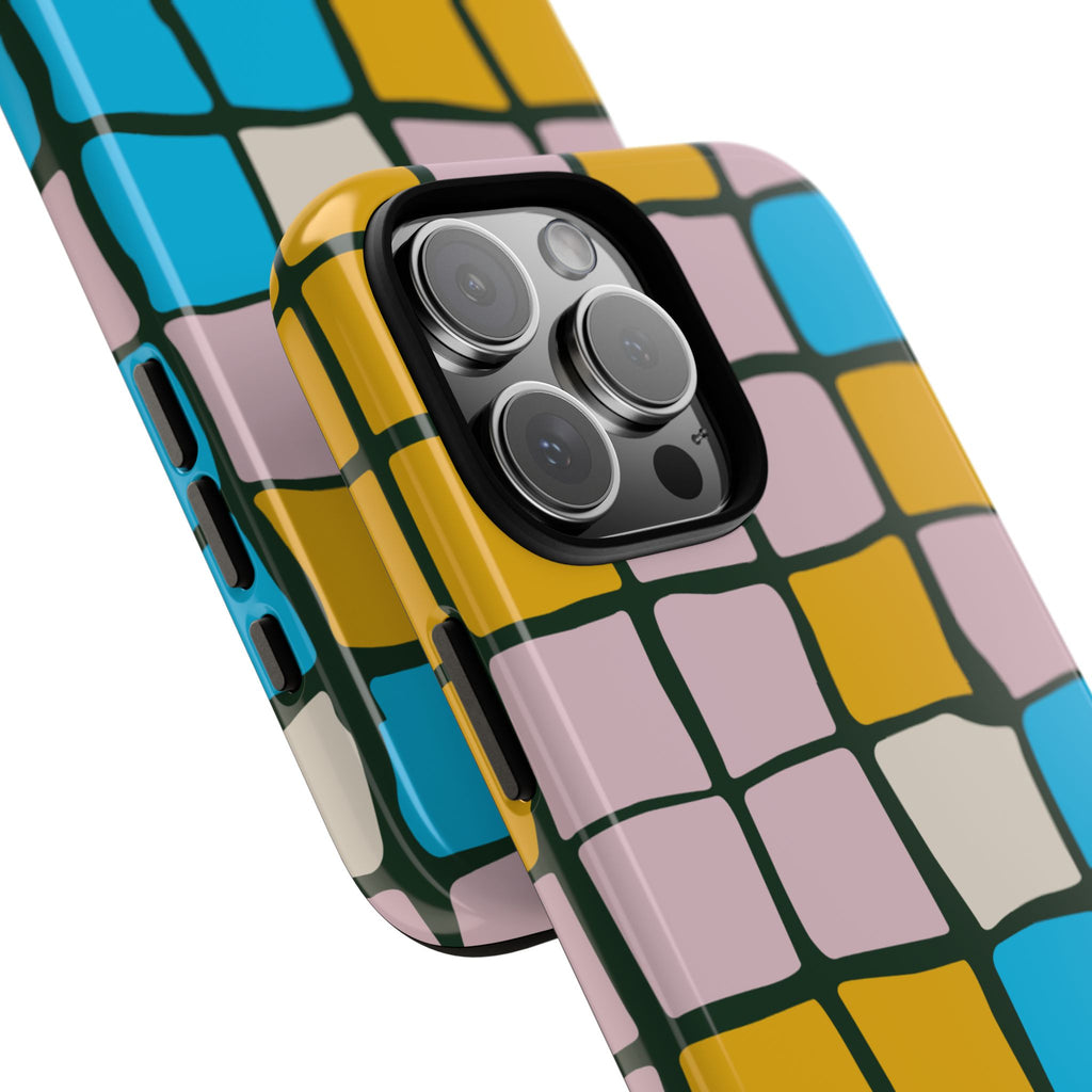 Color Grid Tough Phone Case