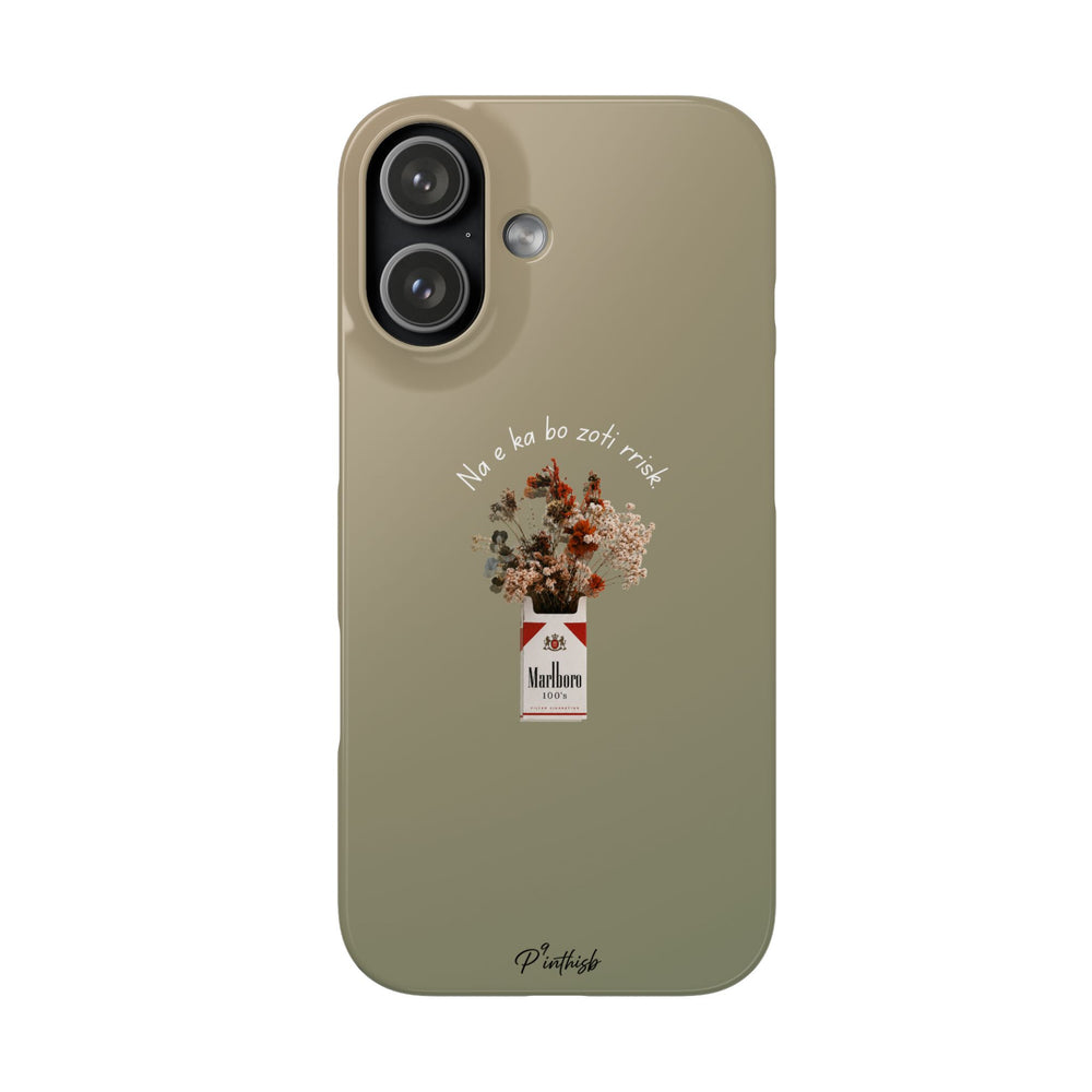 "Na e ka bo zoti rrisk." Snap Phone Case