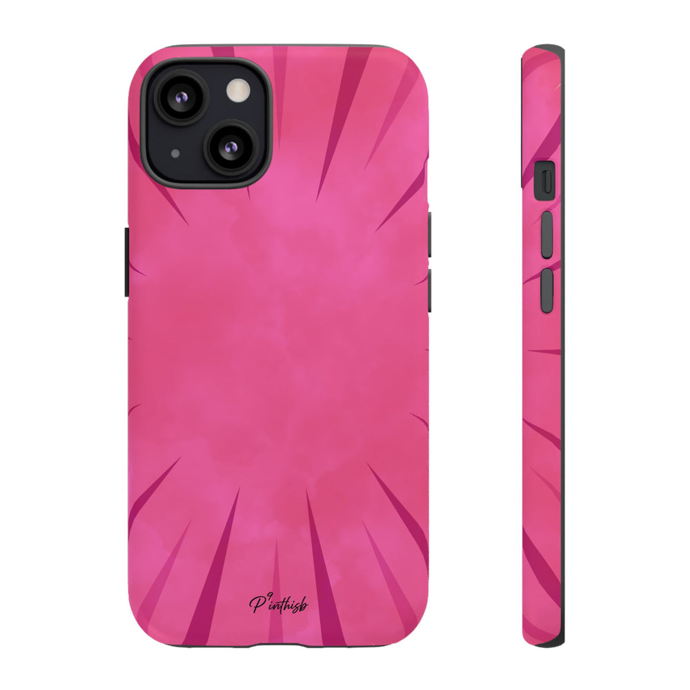 Pink Burst Tough Phone Case