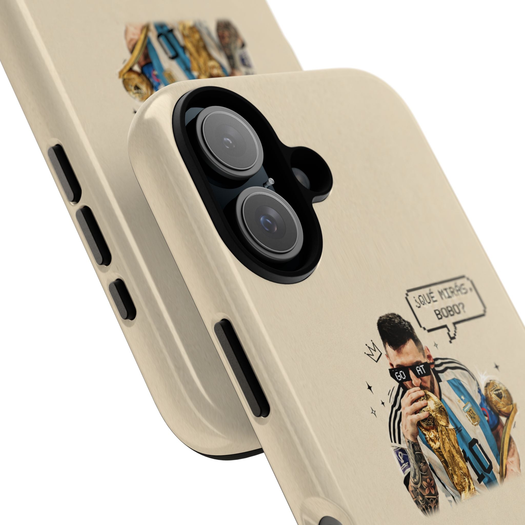 "G.O.A.T" Messi Tough Phone Case
