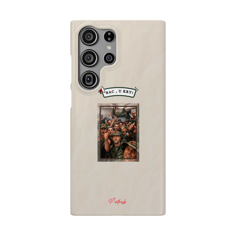 "BAC, U KRY!" Snap Case
