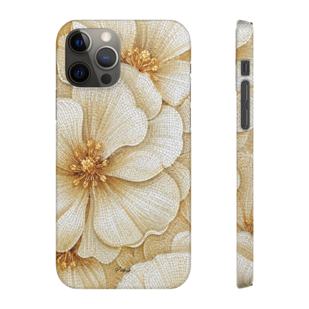 Floral Gold Bloom Snap Case