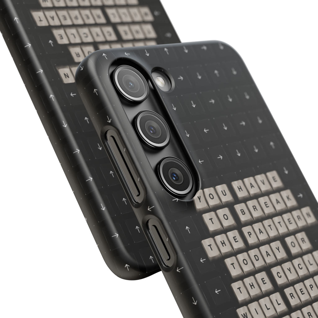 "Break the pattern" Keyboard Snap Case