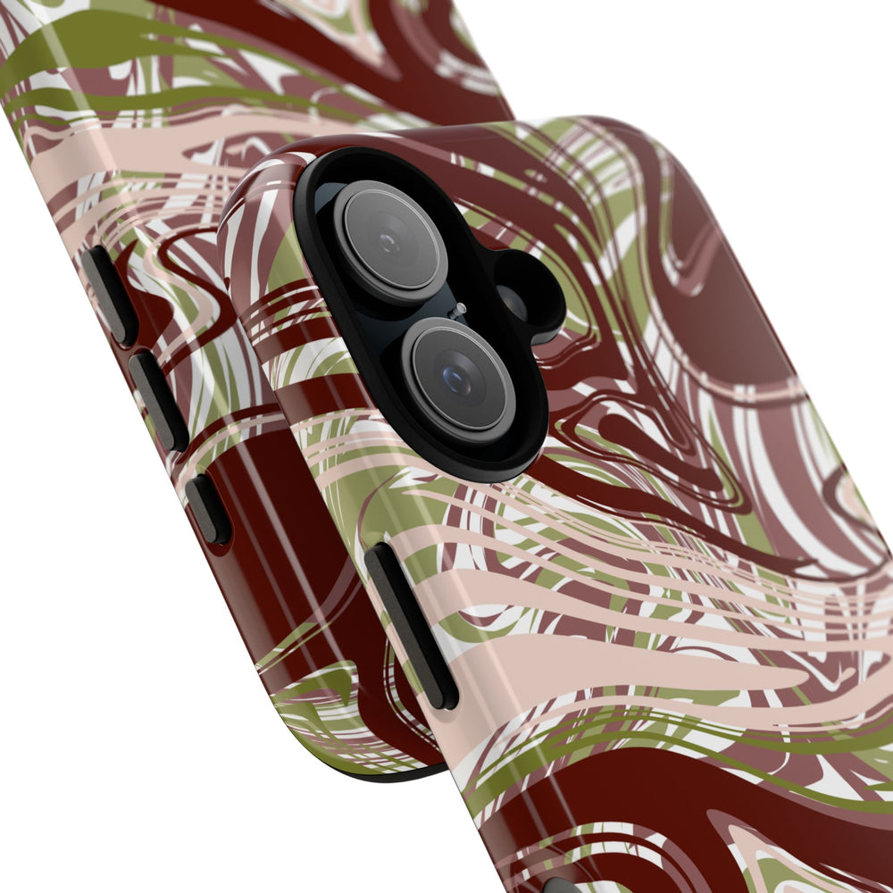 Abstract Marbled Tough Phone Case
