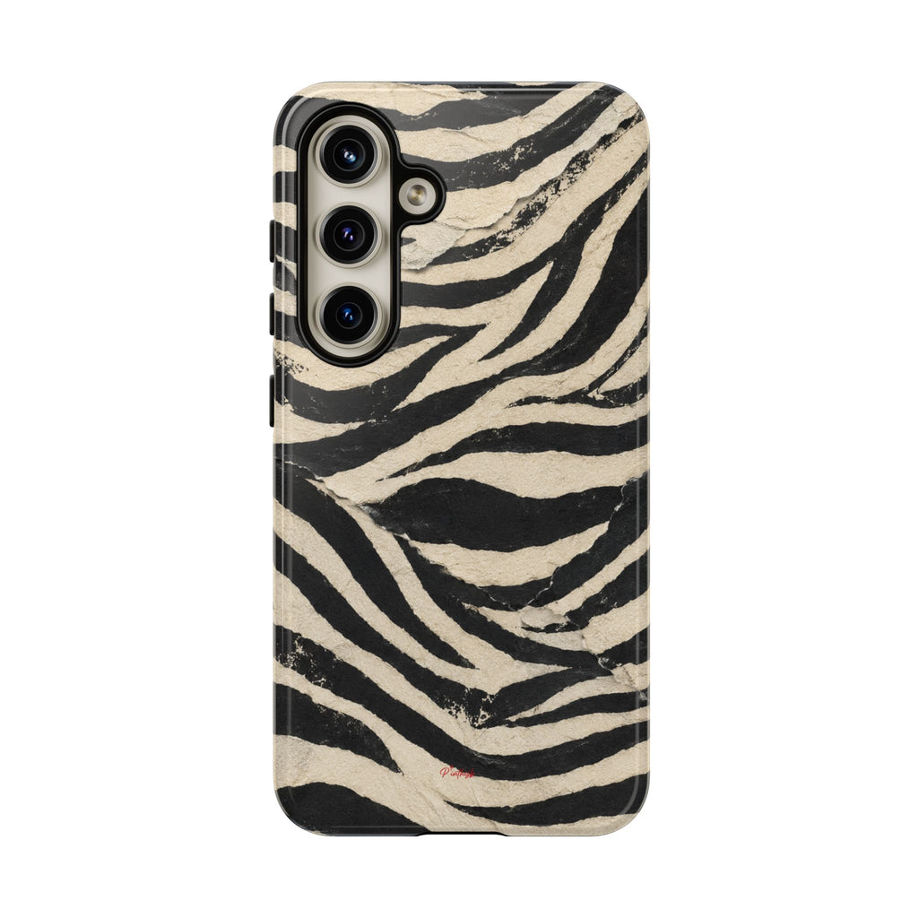Wavy Peach & Mauve Tough Case