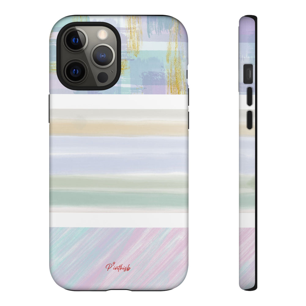 Pastel Stripe Tough Phone Case