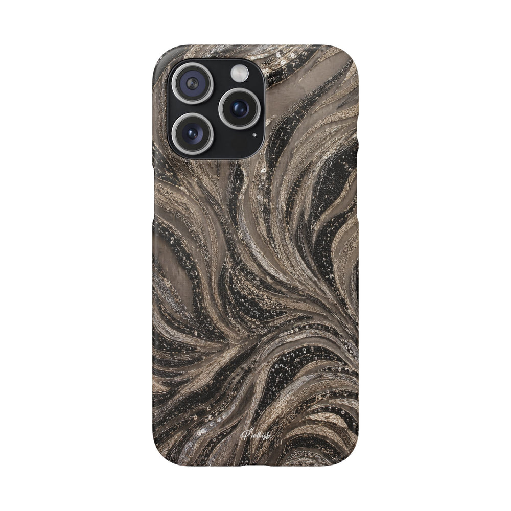 Neutral Swirl Protective Snap Case