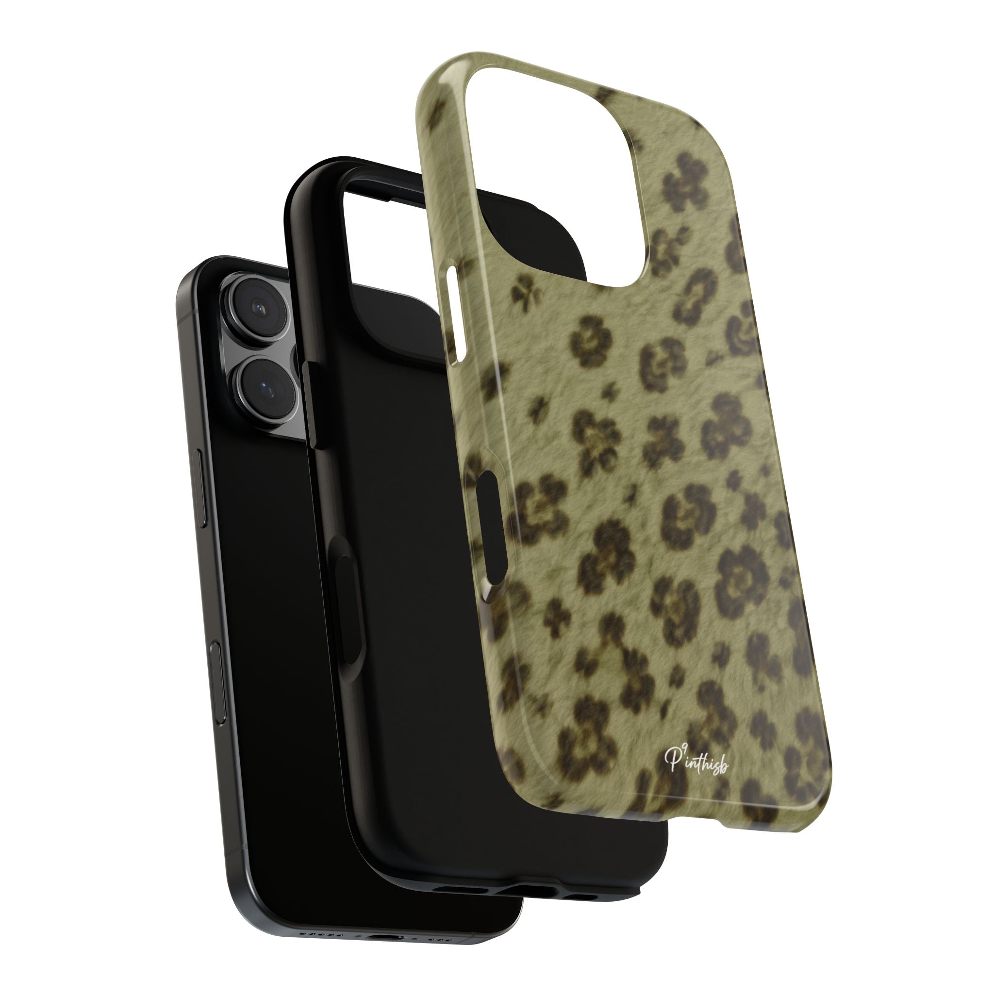 Olive Leopard Print Tough Case